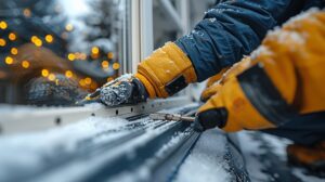 Installatie van een raamslot